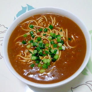 ドライカレーで！あんかけカレー煮麺＋＋